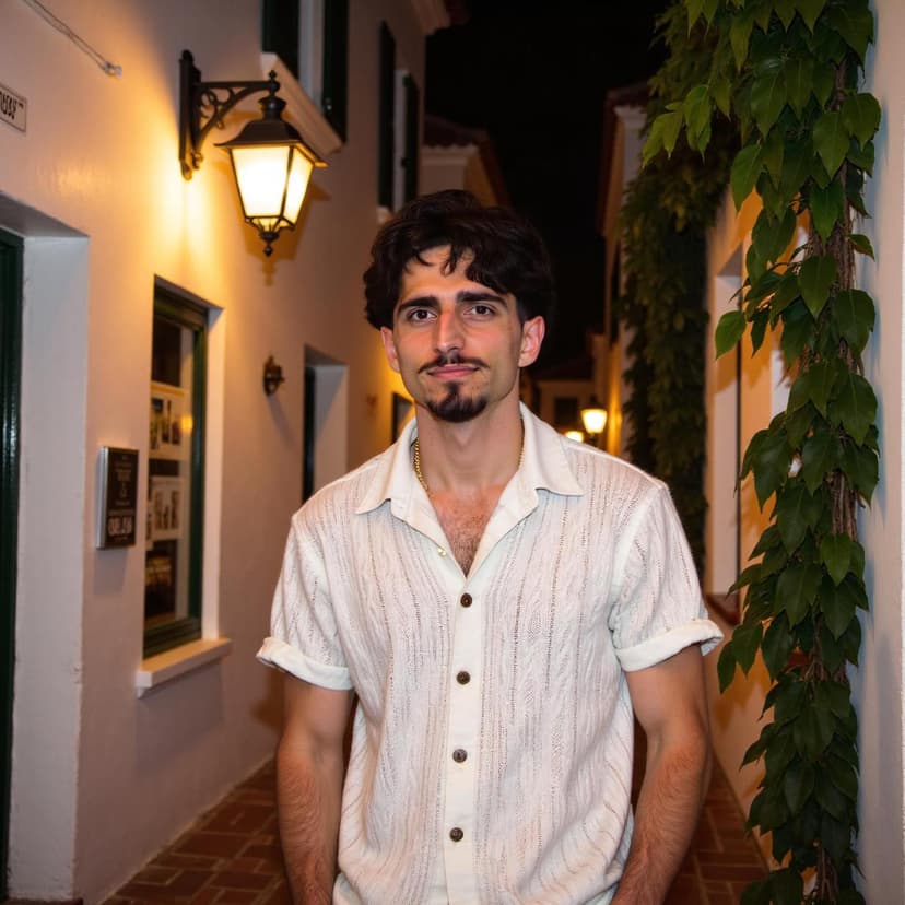 AI generated lifestyle photo for dating apps showing casual setting